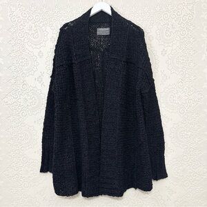 All Saints Enez Woven Silk Long Cardigan
